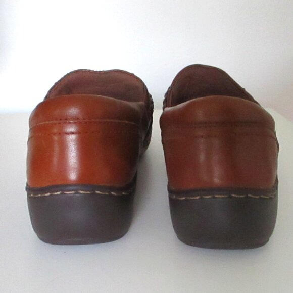 Clarks Collection Womens Tan Leather Loafer - Size 9N - Picture 8 of 9